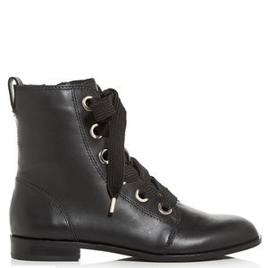 KATE SPADE Romia black combat boots